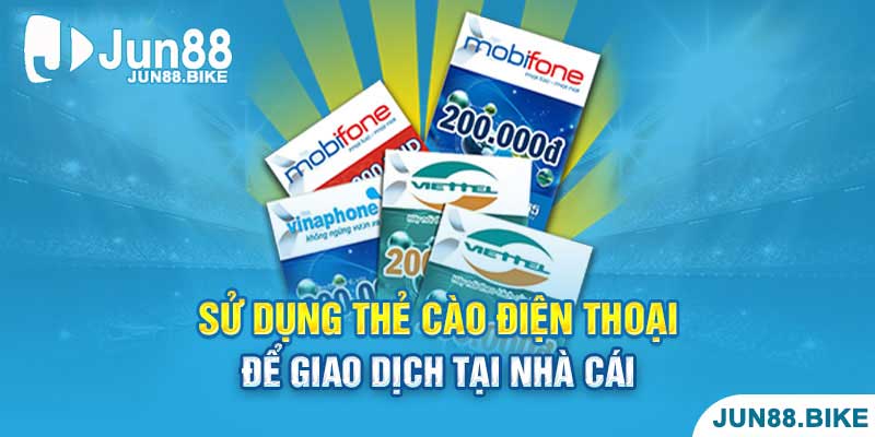 Nạp tiền qua thẻ cào điện thoại